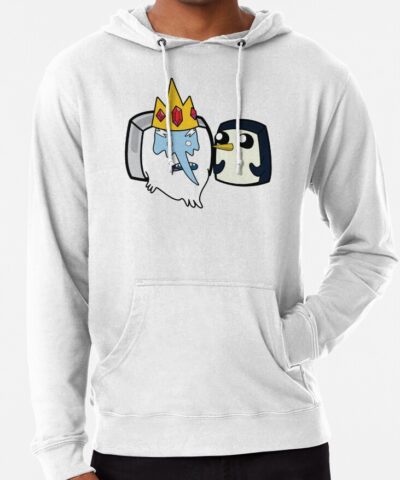 Alternative view of Ice King And Gunter Adventure Time Boxheadz Hoodie