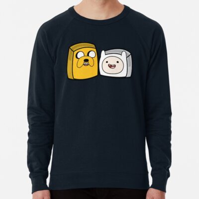 Finn And Jake Adventure Time Boxheadz Sweatshirt