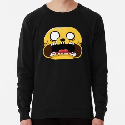 Jake Shocked Solo Adventure Time Sweatshirt