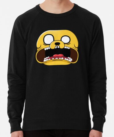 Jake Shocked Solo Adventure Time Sweatshirt