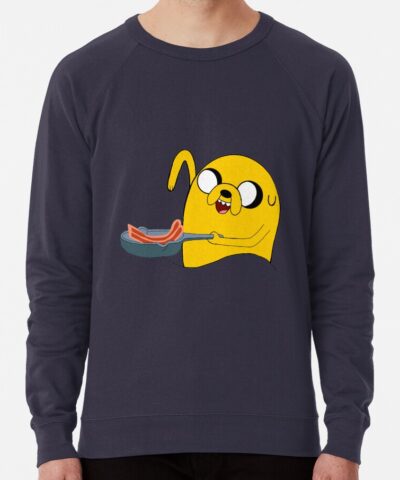 Alternative view of Adventure Time Jake Makin Bacon Pancakes Sweatshirt