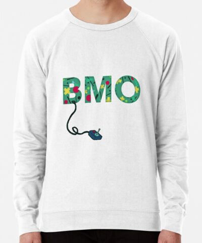 Alternative view of Bmo Adventure Time Text Gameboy Sweatshirt