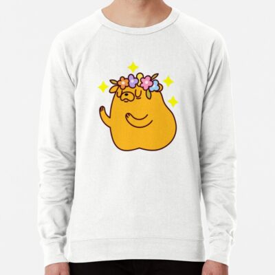 Adventure Time Jake And Flowers Sweatshirt