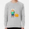 ssrcolightweight sweatshirtmensheather greyfrontsquare productx1000 bgf8f8f8 19 - Adventure Time Merch