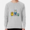 ssrcolightweight sweatshirtmensheather greyfrontsquare productx1000 bgf8f8f8 39 - Adventure Time Merch