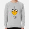 ssrcolightweight sweatshirtmensheather greyfrontsquare productx1000 bgf8f8f8 42 - Adventure Time Merch