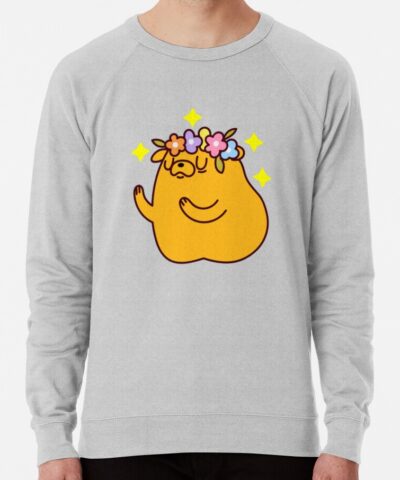 Alternative view of Adventure Time Jake And Flowers Sweatshirt