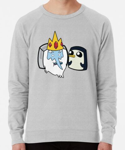 Alternative view of Ice King And Gunter Adventure Time Boxheadz Sweatshirt