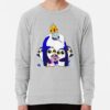 ssrcolightweight sweatshirtmensheather greyfrontsquare productx1000 bgf8f8f8 63 - Adventure Time Merch