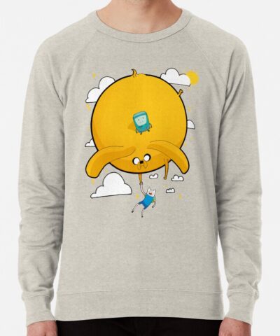 Alternative view of Finn Bmo And Jake Best Friends Adventure Time Sweatshirt
