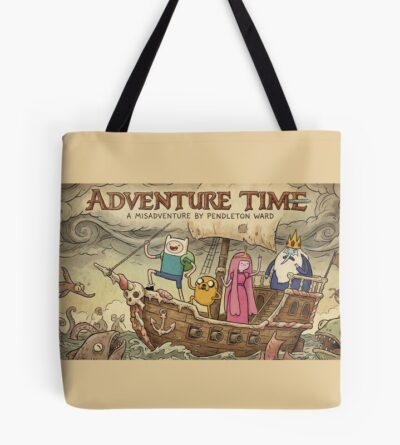 Adventure Time Sea Voyage In Flapjack Style Tote Bag