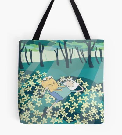 Field Of Flowers Adventure Time Tote Bag