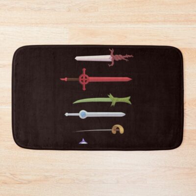Adventure Time Swords Bath Mat