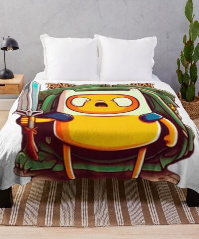 Adventure Time Jake Throw Blanket