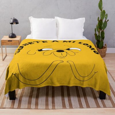 Jake Adventure Time Throw Blanket