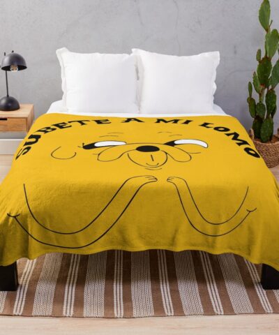Jake Adventure Time Throw Blanket
