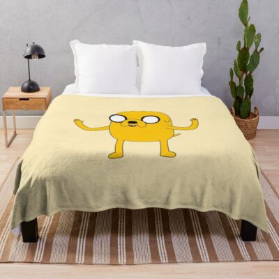 Adventure Time Jake The Dog Throw Blanket