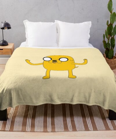 Adventure Time Jake The Dog Throw Blanket