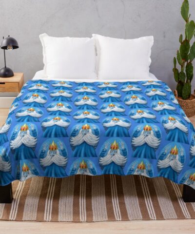 The Ice King Throw Blanket