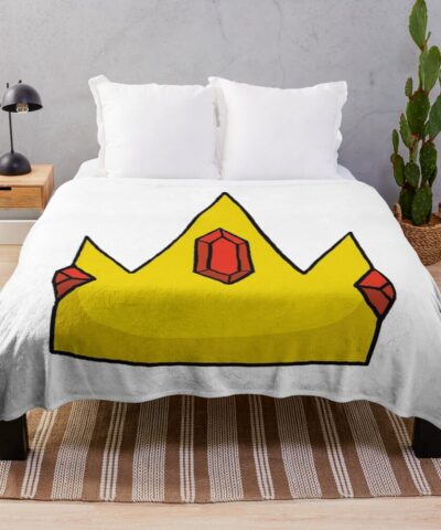 Ice Kings Crown Throw Blanket