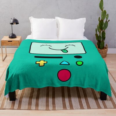 Bmo Adventure Time Throw Blanket