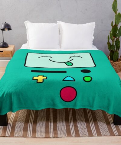 Bmo Adventure Time Throw Blanket