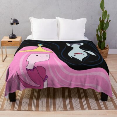 Princess Bubblegum And Marceline Throw Blanket