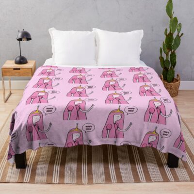 Princess Bubblegum Throw Blanket