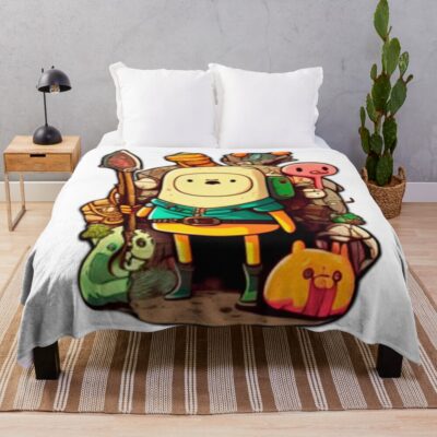 Adventure Time Finn Throw Blanket