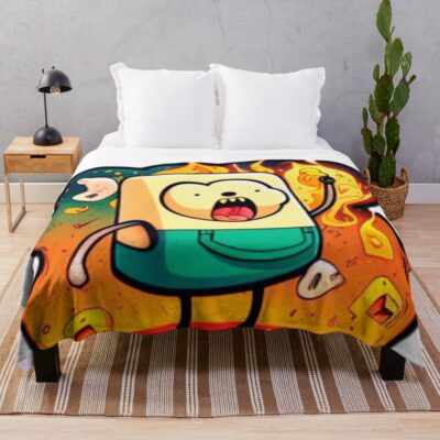 Adventure Time Finn Throw Blanket