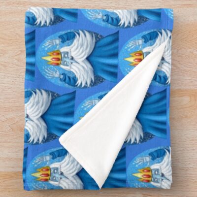 Alternative view of The Ice King Throw Blanket