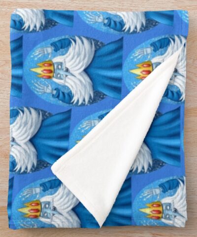 Alternative view of The Ice King Throw Blanket