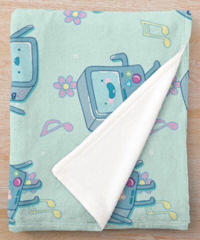 Alternative view of Bmo Adventure Time Throw Blanket
