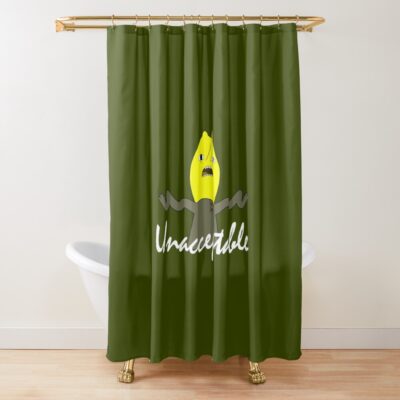 Lemongrab Unacceptable Adventure Time Shower Curtain