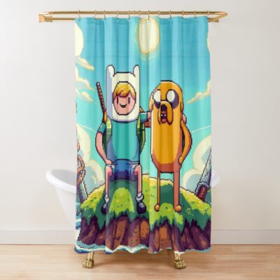 Adventure Time Shower Curtain