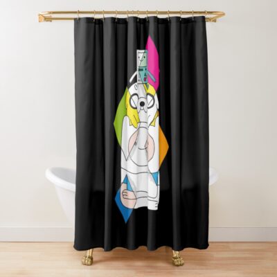 Finn Jake Bmo Classic Design Adventure Time Shower Curtain