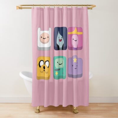 Adventure Time Shower Curtain