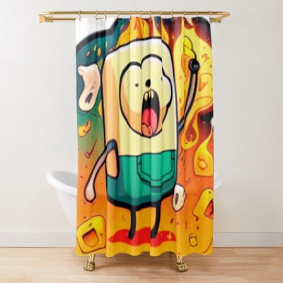 Adventure Time Finn Shower Curtain