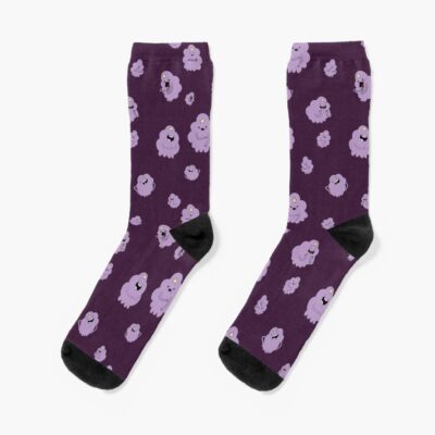 Adventure Time Lsp Face Expressions Pattern Socks