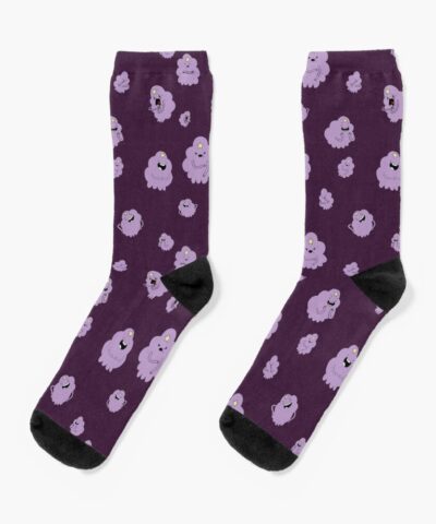 Adventure Time Lsp Face Expressions Pattern Socks