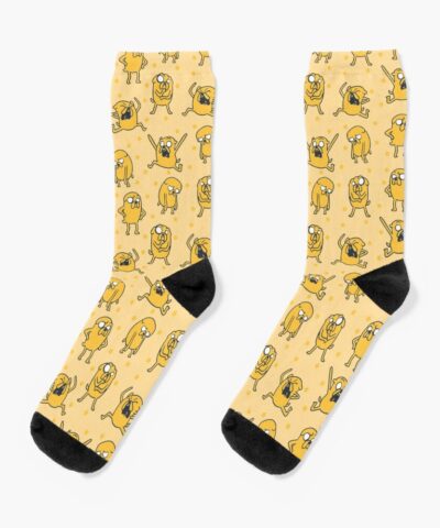Jake Pattern Adventure Time Socks