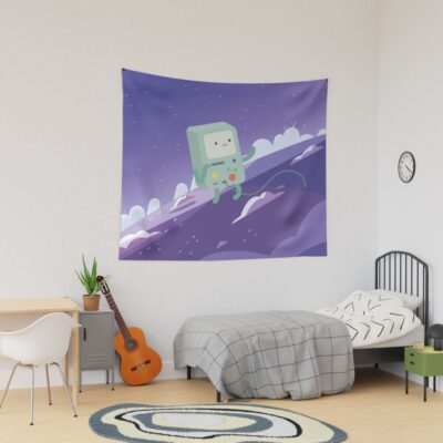 Floating Bmo Adventure Time Tapestry