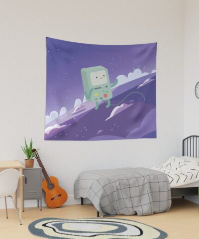 Floating Bmo Adventure Time Tapestry